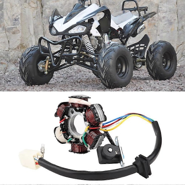 6-spole 5-tråds Magneto Stator Spole Passar 50cc 70cc 90cc 110cc 125cc ATV Go Kart