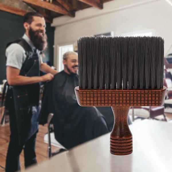 2 stk. Halskost Barber Hårbørste, Professionel Støvbørste Ha