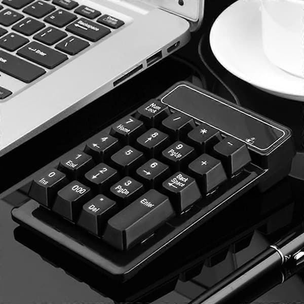 USB Numerisk Tastatur Bærbar Slank Mini Num Pad til Bærbar Stationær Computer