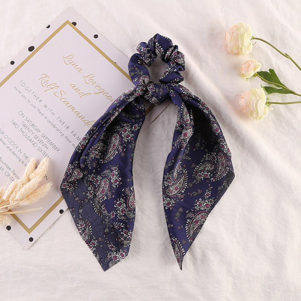 4 kpl Hiussatiini Silk Elastinen Hiusnauha Poninhäntäpidike Hius Ti