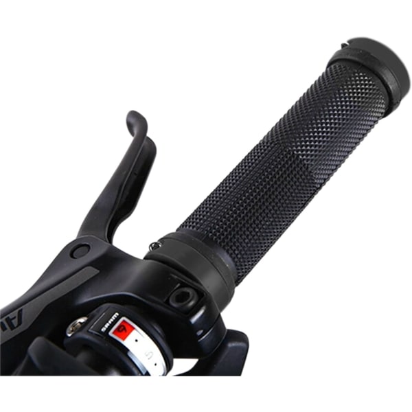 Hvite sykkelstyregrep, 1 par, MTB BMX grep, lengde 13 cm D
