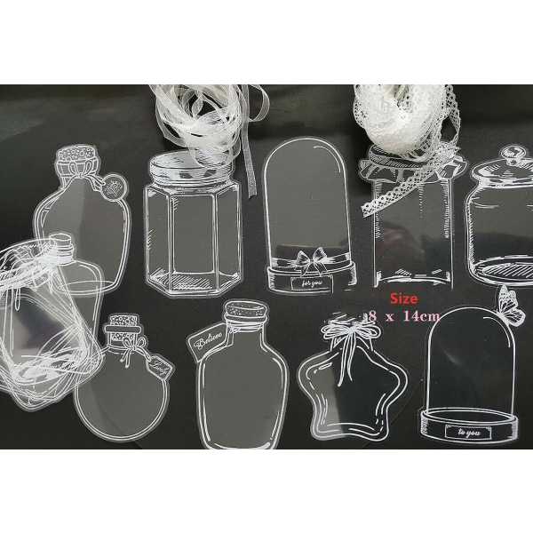 30 st Transparenta Torkade Blombokstäcken, Blombokstäcketillverkare