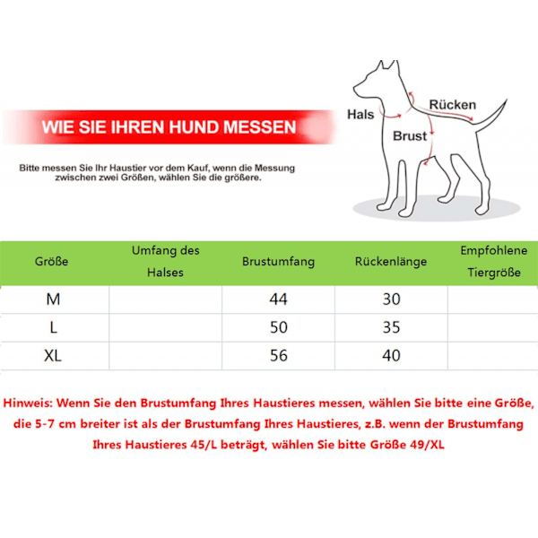 #XL Pet Paradise Hundekåpe Hundekåpe Hundepyjamas Middels Størrelse#