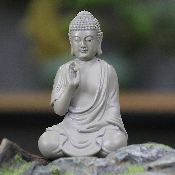 Meditationsbuddha Staty, Buddha Staty Serenity Ornament Sittande