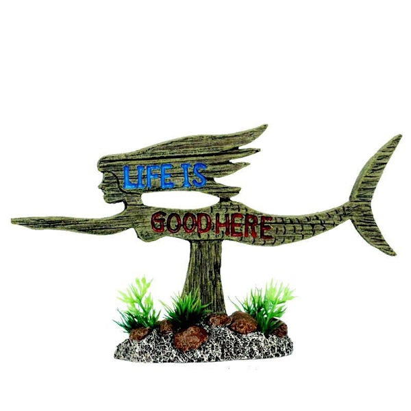 /#/Stykker Størrelse Akvarieplanter Plast Dekoration og Klippe Polyresin Hule Ornament Dekoration Havfruer/#/
