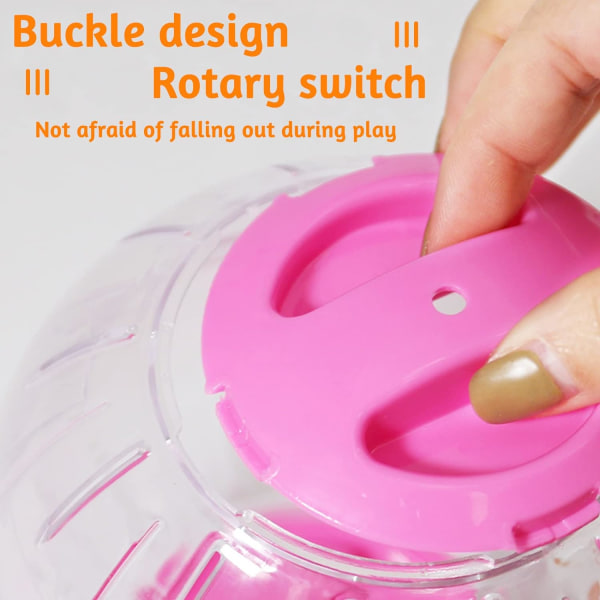 Hamster Gym Ball Set med 2 Hamster Gym Ball Plast Gerbil Leksak Bal