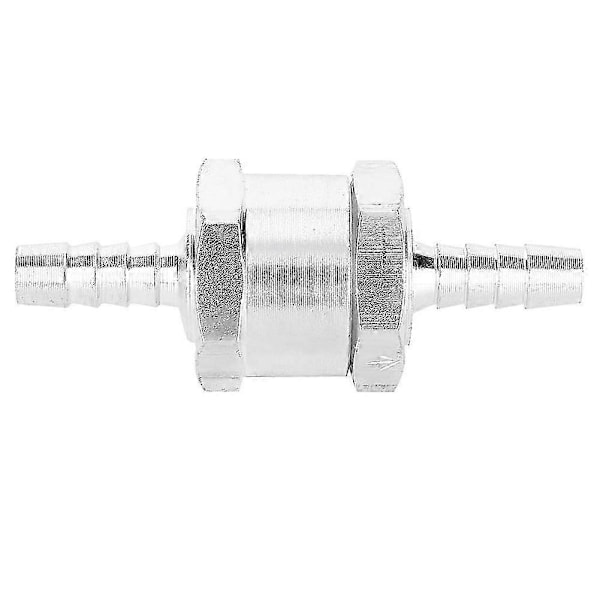 Alumiininen polttoaineen takaiskuventtiili yksisuuntainen bensiini 6mm