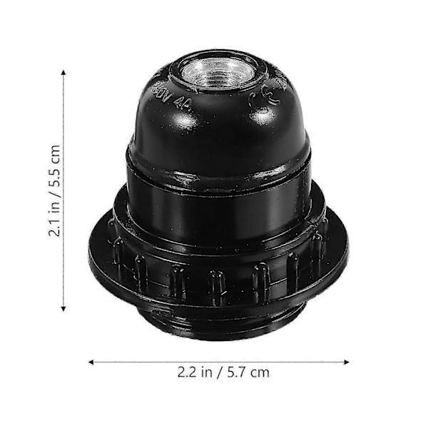 4 stk. lampefatningsudskiftning E27 DIY lampefatning industriel lysholder