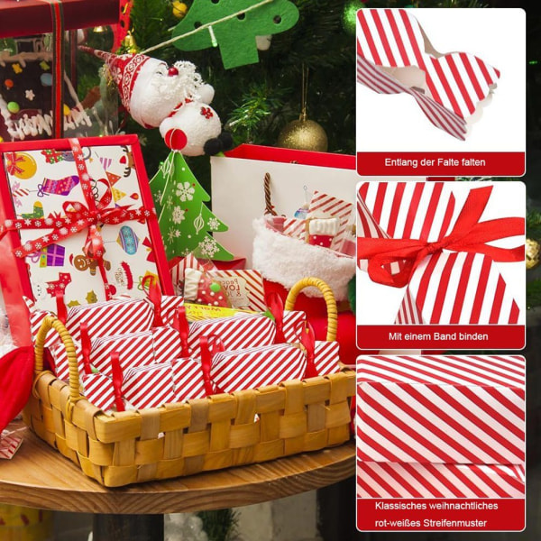 #Presentask 50 x Julklappsaskar presentpapper presentaskar godis#