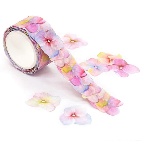 Rull Maskering Scrapbook Klistremerke Selvklebende Papir Blomsterblader Tape Washi Tape