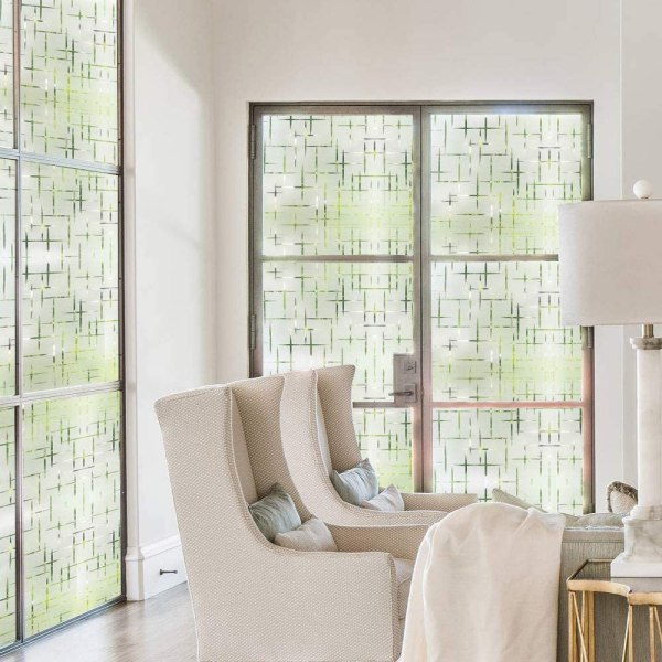 #60 x 200 cm Statisk klistrende vindusfolie Glassbeskyttelse Statisk klistrende intim#