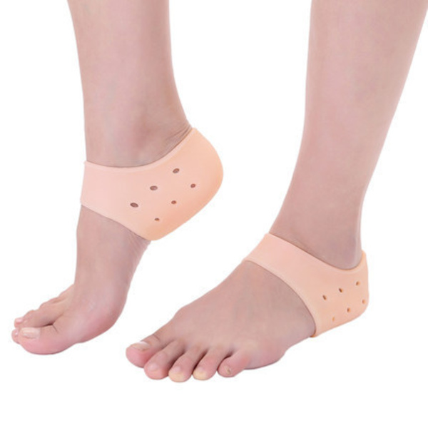 6 st Gel Hälkuddar, Hälstöd för Plantar Fasciit, Häl