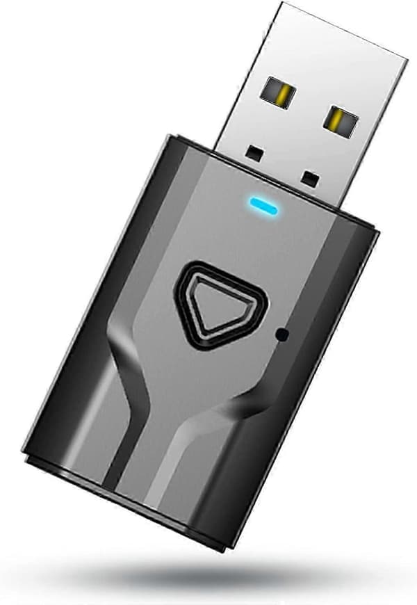 Bluetooth 5.0 Sender og Modtager, USB Trådløs Lydadapter med 3.5mm Lydkabel
