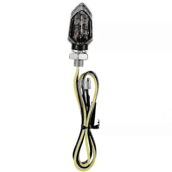 4st/förpackning LED Blinkers Mini Rökfärgad Lins Blinkers Fram Bak Motorcykellampa, 11