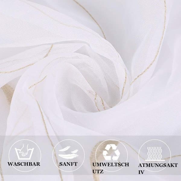 #Hvit broderte blomster romersk gardin#