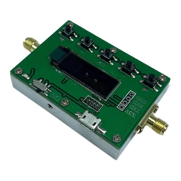 6G RF Digital Programmerbar Dämpare 30DB Steg 0.25 RF Modul LF-6GHz 30DB Stegstorlek 0.25DB OLED Display SMA 0-31.75dB