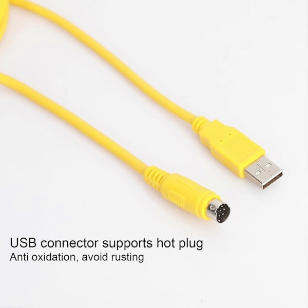 1 Set Programmeringskabel Rund 8Pin Höghastighets Hot Swap Stabil Överföring USB-ACAB230 USB till RS232 Adapter Programmering