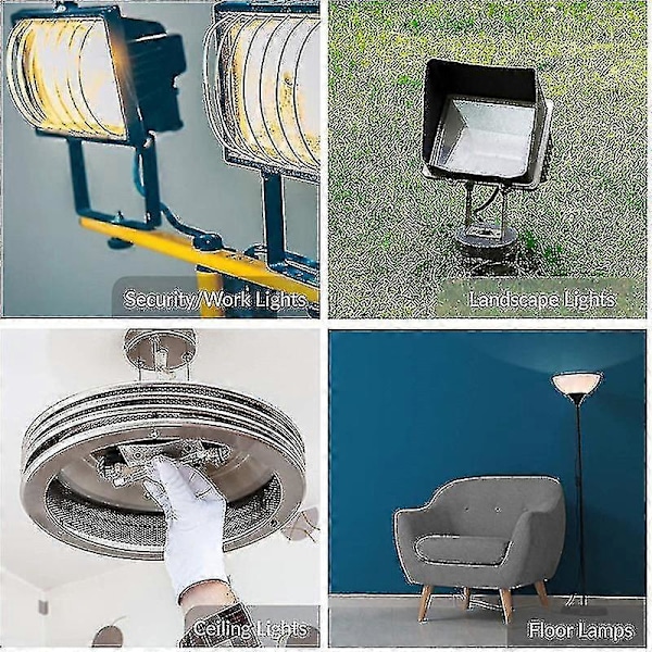 5 stk. Dæmpbare R7s 118mm 300W Halogen Pære Ac 220-240V 3100lm Lineær Halogen Floodlight Til Landskabsbelysning, Sikkerhed, Gadelys