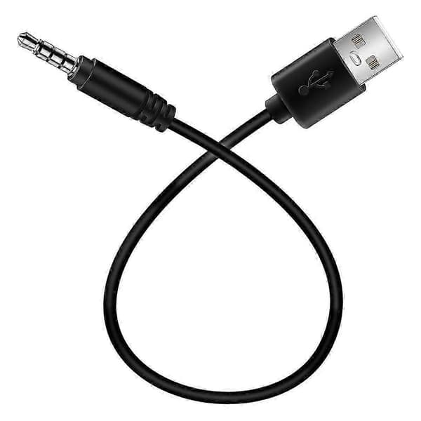 3,5 mm stik AUX lydstik til USB 2.0 hanopladerkabeladapterledning til bil MP3