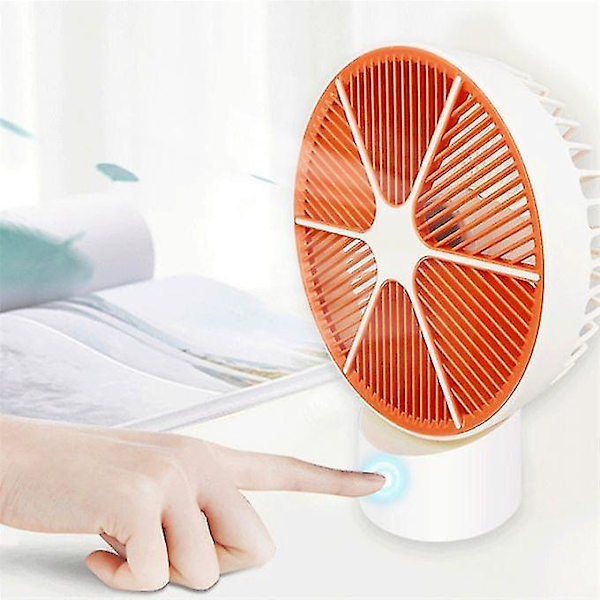 Usb Ventilator Kreativt Design Grapefrugt Lille Ventilator Mini Håndholdt Skrivebordsventilator