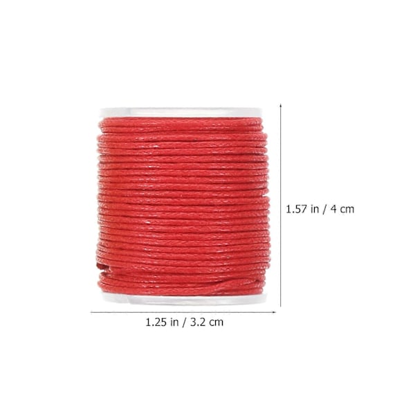 10kpl 10M 1MM Vahattua Puuvillanyöriä DIY Kaulakorun Rannekorun Askarteluun (Satunnainen Väri)
