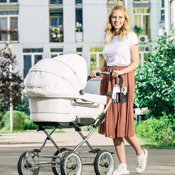 Rattailin pidike kupille ja puhelimelle, universaali pullonpidike