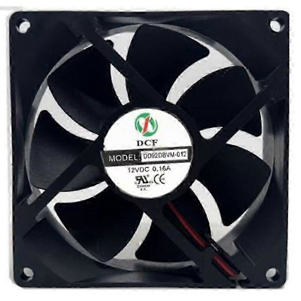 CPU-blæser til DCF DD92DBVM-012 12V 0,16A Køleblæser 9CM 9025 90x90x25mm