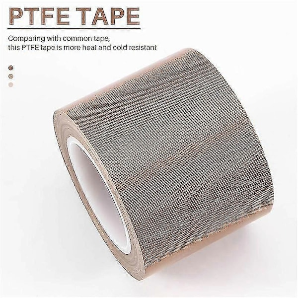 PTFE-tape/PTFE-tape for vakuumforseglingsmaskin, hånd- og impulsforseglere (2 tommer x 33 fot)