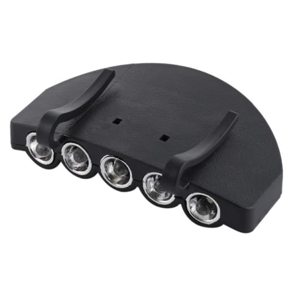 #LED Pandebåndslampe / Pandebåndslampe til Kasket Sort#