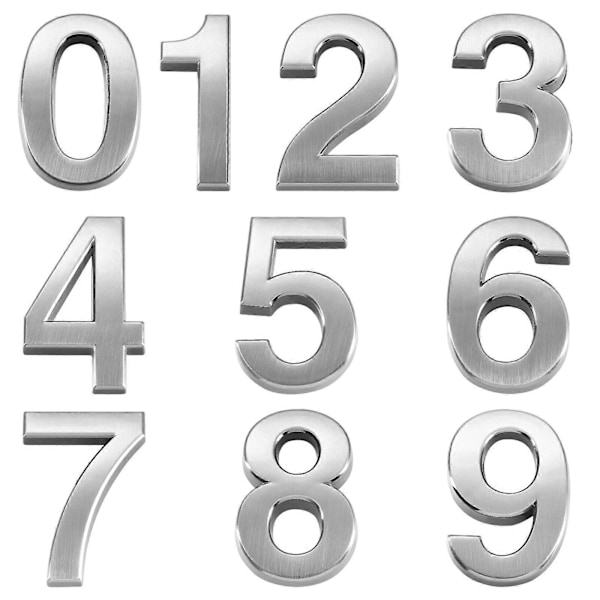 VOSAREA 10 kpl Stereoskooppiset postilaatikk numerot 0-9 Oven osoitenumerot kyltti taloon hotelliin toimistoon KTV:hen