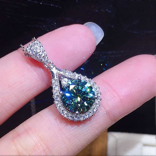 Mote Sølvbelagt Halskjede Anheng Kvinner Cubic Zircon Party Smykker