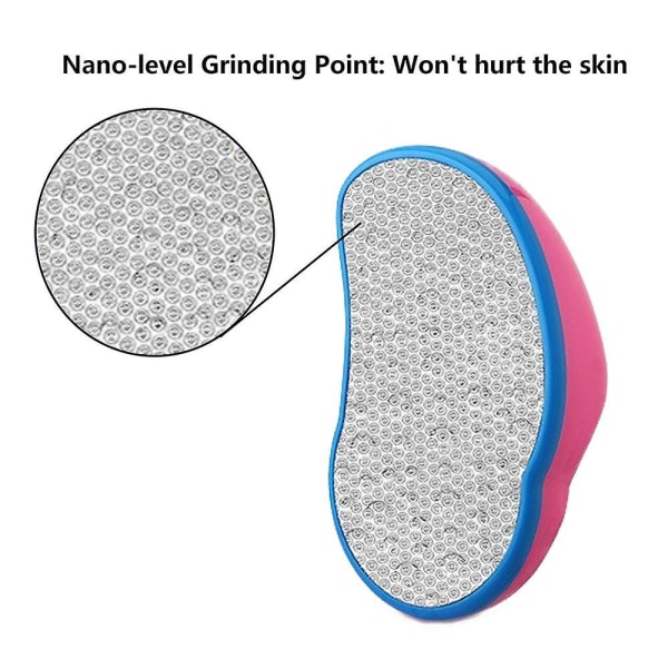 Nano Glass Fotfil, Med Grepvennlig Bakside, Død Hud og Hård Hud