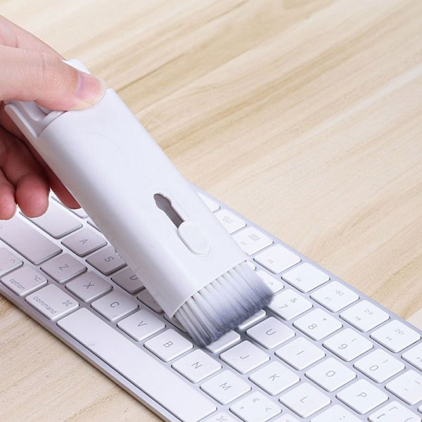 #1st Keyboard Laptop Tool Brush Screen Cleaner Blå för AirPods iPhone iPad Hörlurar Telefon Kamera#