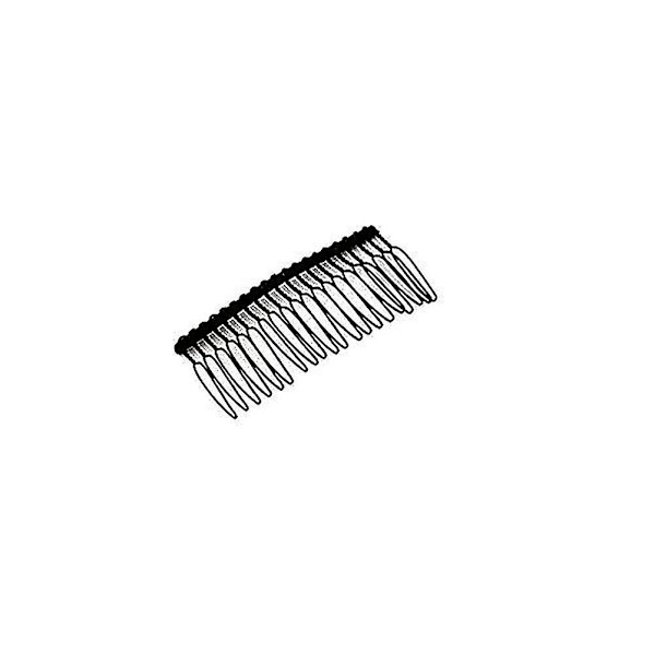 7,5 cm U-formad Hårfixeringskam - Osynliga Flexibla Klämmor för Kvinnor och Flickor