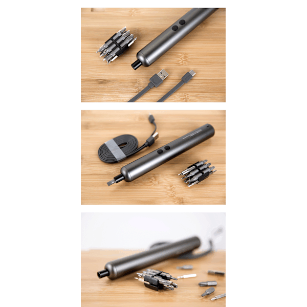 #Mini Elektrisk Skruvmejsel Precision Skruvmejsel Set 19 Bits#