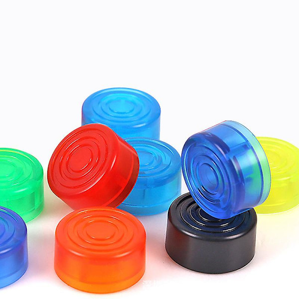 10 Stykker Gitar Effekt Fotkappe Pedal Topper Fotbryter Topper Gitar Effekt Pedal Topper Beskyttelseshette for Gitar Gitar Effekt Topper (8 Farger)
