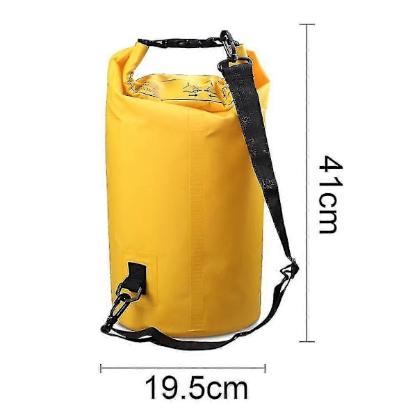 Vattentät PVC-väska Hinkväska Vattentät Väska Strandforsränning Simväska Utomhusryggsäck - för Kajakpaddling, Strand, Forsränning, Båtliv, Vandring, Camping Och Fi