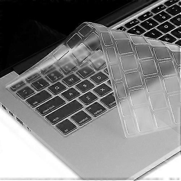 Flexibelt Ultratunt Transparent TPU Tangentbordsskydd för MacBook Air Pro 11/13 Tum