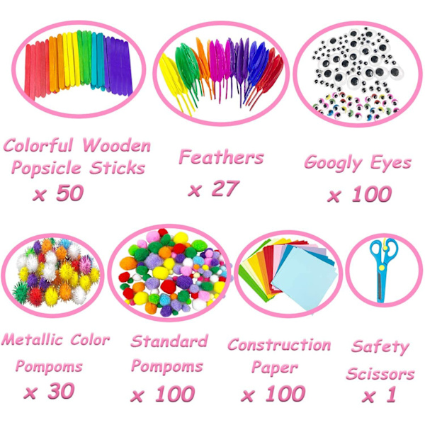 1200+ DIY Barnpyssel Aktivitetsset för Honom - Kreativ DIY Semester
