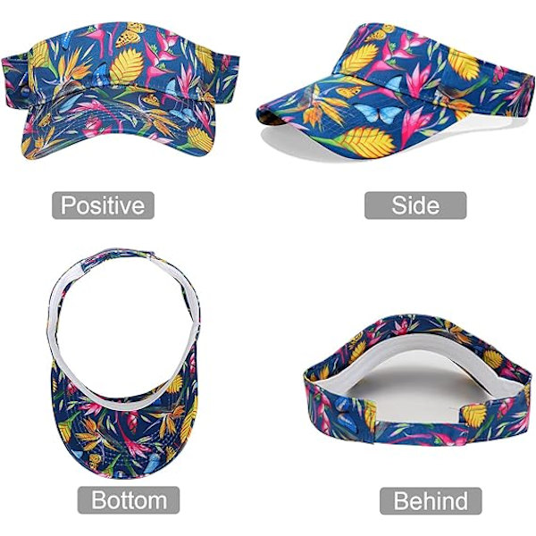 Damvisir - Golf Tennis Visir Solvisir Keps Unisex Sporthatt