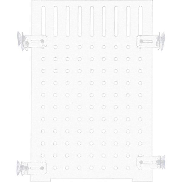 1 Set Akvarium Fisk Tank Avdelare Akryl Isolering Skiva Transparent Fisk Tank Avdelare med Sugkopp