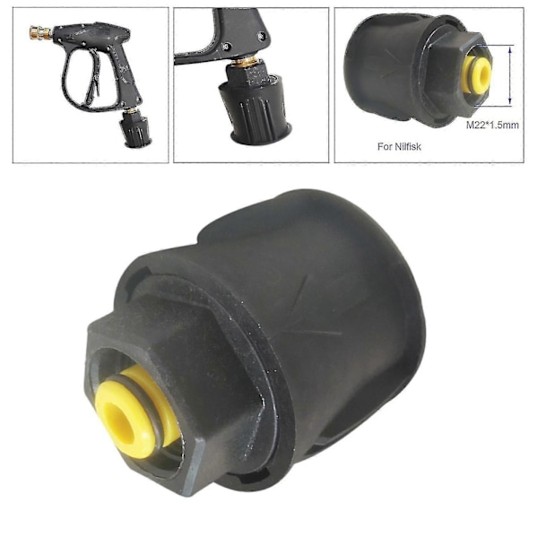 Högtryckstvätt Adapter Set Adapter Kit, M22 Anslut Snabbkoppling För Nilfisk Accs Delar Bästa