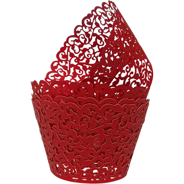 100 stk. Jule Cupcakes-papir Artistic Bagning Kagepapir F