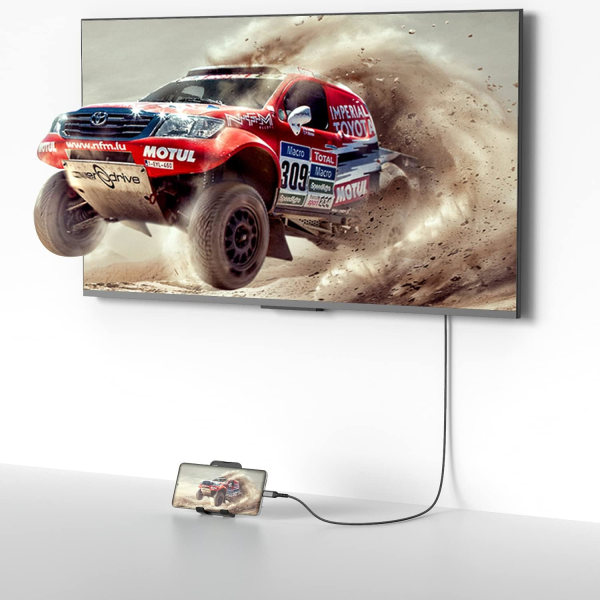 *USB C til HDMI-kabel, 4K@60Hz Type C til HDMI 2.0-kabel [Thunderbol*