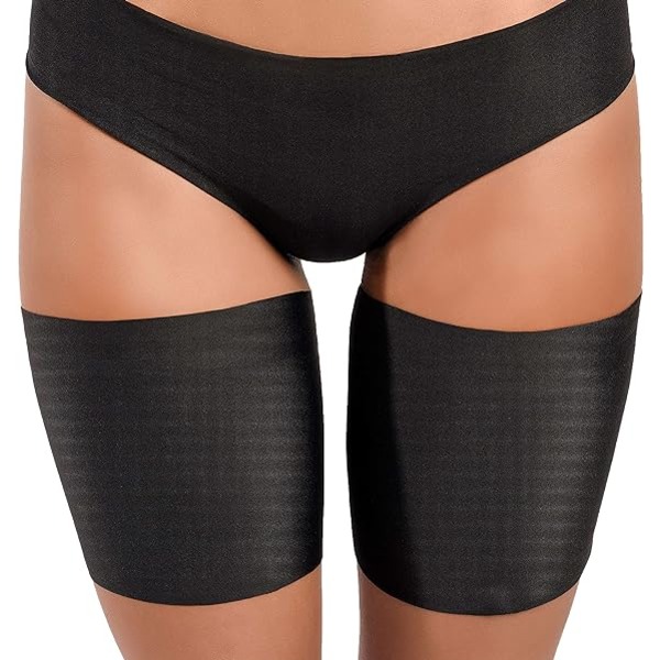 (L) Unisex Elastiska Lårband Mot Skav, Stretchiga för att Förhindra Skav
