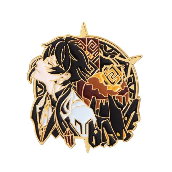 Original anime God Metal badge Youxi Walnut diwin Dim CLAIR RAIN