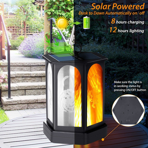 *Pärla sällsynta 2 stycken solcellslyktor, solcellslampor, solfacklor [energiklass A +++] 13,3 cm * 12 cm * 15,7 cm*