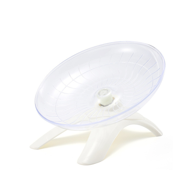 #Liikuntalevy hamsterille ja hiirille ø 18 cm - erityisen kevyt ja hiljainen, mutta tukeva pohja Valkoinen#