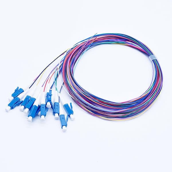 12 Farver SC Bundle Pigtail Fiber Optisk Patch Cord/Pigtail 1.5M til FTTH FTTX