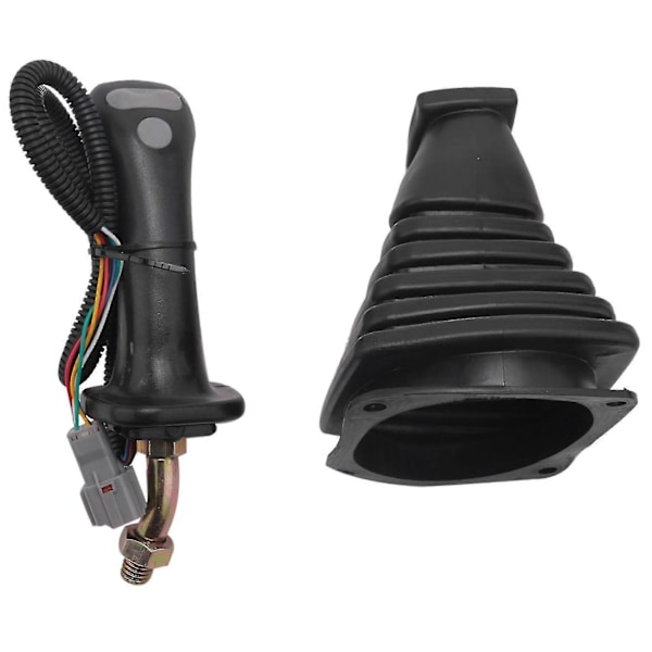 3 Painikkeen Kaivinkoneen Joystick-kokoonpano Vaihdevivut Pölysuojalla Doosan Dx150 215 225 300 370-9c -malleihin
